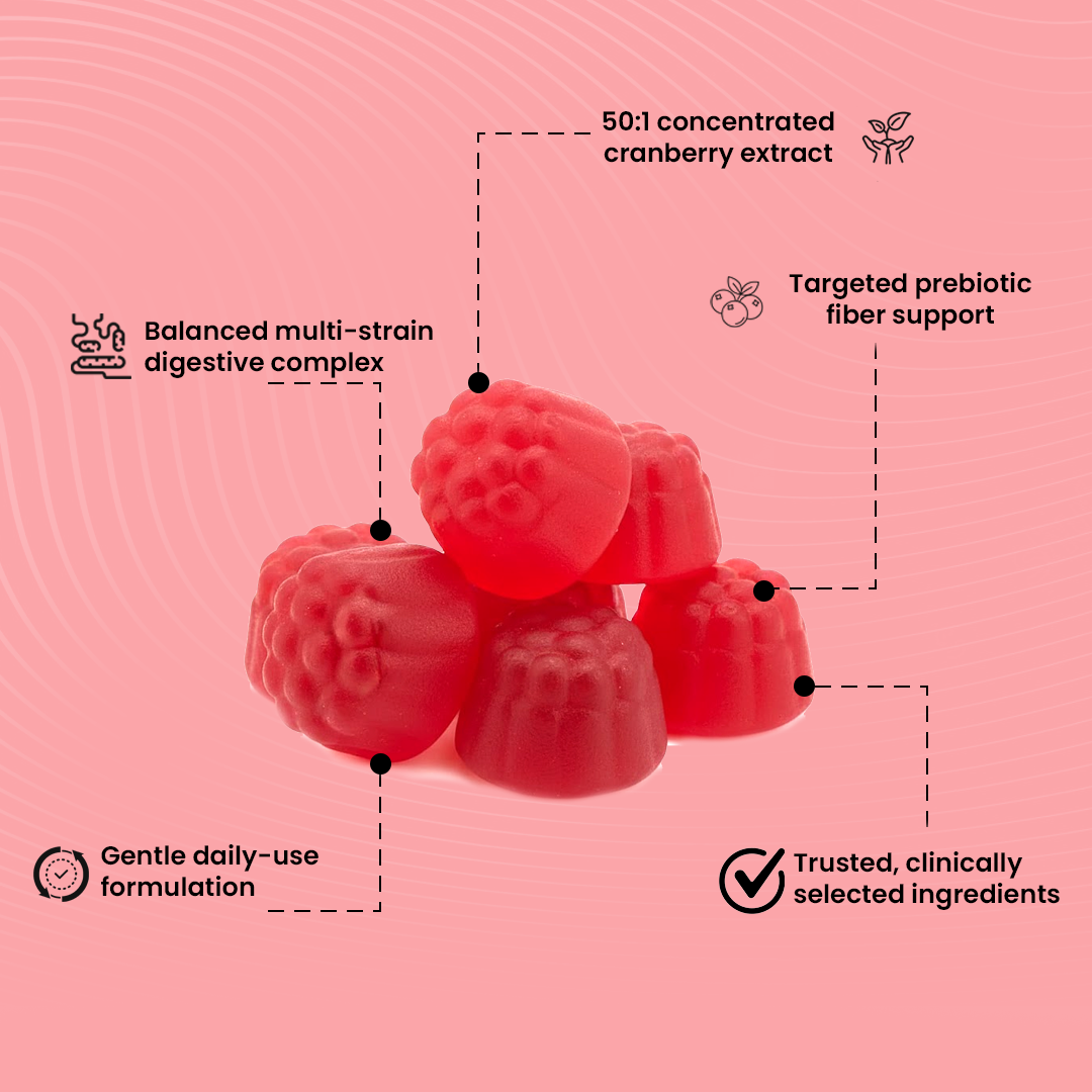 Nular Cranberry Gummies | Urinary & Kidney Defense Formula
