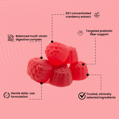 Nular Cranberry Gummies | Urinary & Kidney Defense Formula